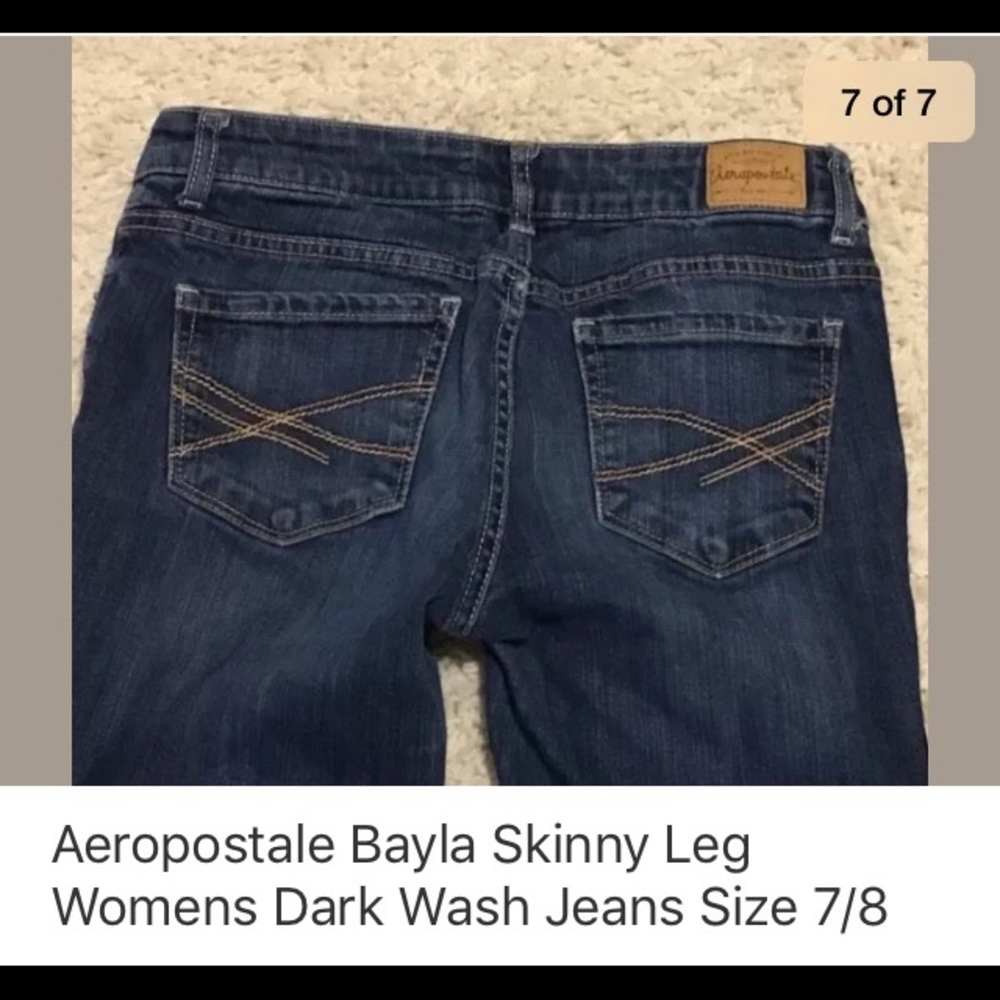 AEROPOSTALE JEANS SKINNY LEG WOMENS SIZE 7/8